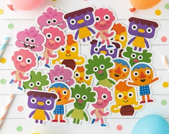 Super Simple Songs Stickers | Super Simple Songs Party Favors | Super Simple Songs Birthday Decorations