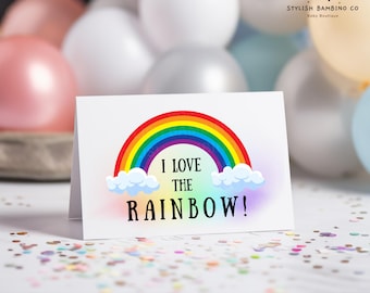 Ms Rachel Printable Food Tent Card | Ms. Rachel Birthday Decorations | Food Tent Signs | Instant Download | I Love The Rainbow