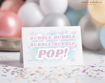 Ms Rachel Printable Food Tent Card | Ms. Rachel Birthday Decorations | Food Tent Signs | Instant Download | Bubble Pop