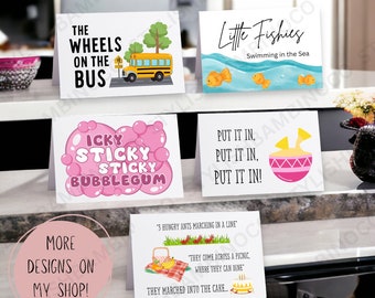 Ms. Rachel Printable Birthday Food Label Cards | Ms. Rachel Birthday | Ms. Rachel Party Decor | Ms. Rachel Food Tent Card Digital Download