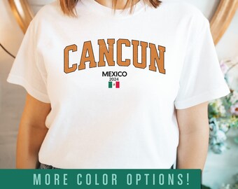 Vintage Cancun Mexico T-shirt, Mexico Vacation Gift , Family Vacation Tee, Mexican Cancun Vacation Souvenir, Cancun Mexico Gift