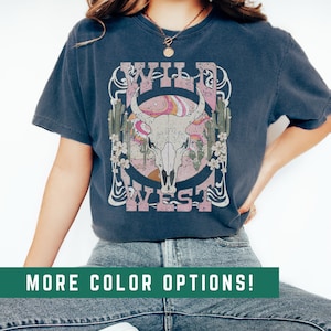 Country Concert Tee, Wild West, Cute Country Shirts, Cowgirl Shirt, Western Vibes Tee, Oversized Graphic Tee, Western Graphic Tee for Women