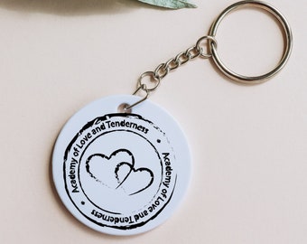 Academy of Love Stamp Keychain