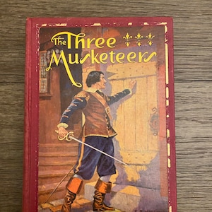 Vintage Three Musketeers Book by Alexandre Dumas, 1931 Edition