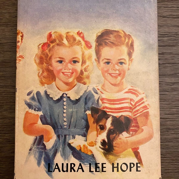 Vintage The Bobbsey Twins Book, Bobbsey Twins Book 1, Bobbsey Twins with Dust Jacket, 1950 Bobbsey Twins, U-D