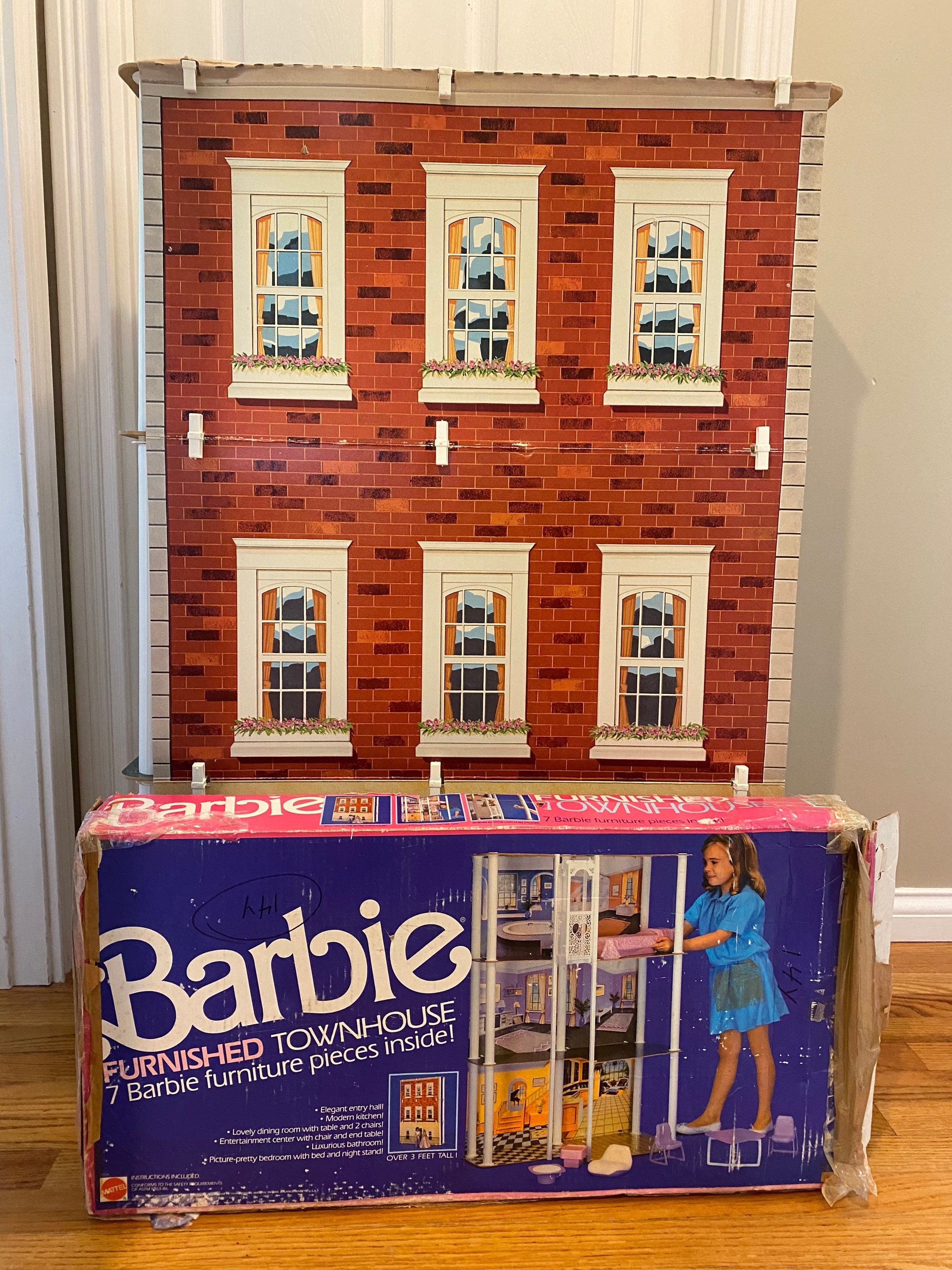 Vintage Barbie Townhouse with Elevator, Barbie 3 Story Townhouse, Barbie  Dollhouse, Vintage Barbie House