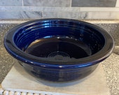 Fiesta Cobalt Bowl, Fiestaware, Cobalt Fiesta Bowl, Dinnerware, Fiesta Bowl, Blue Serving Bowl