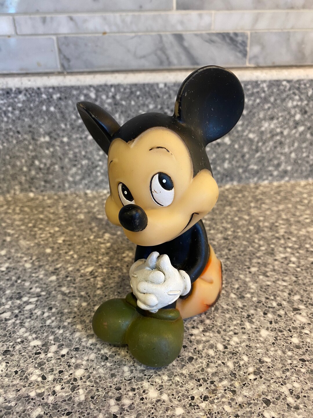 Vintage Mickey Mouse Squeaky Toy/vintage Squeaky Toy/vintage Etsy