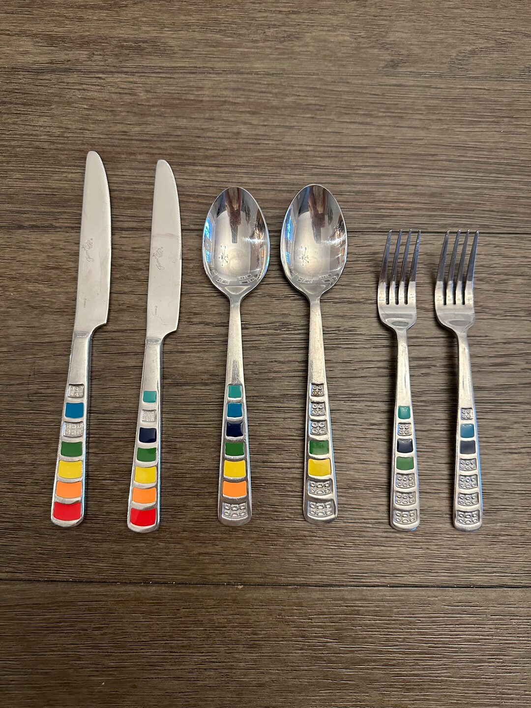 Fiesta Masquerade Flatware Set, Fiesta Silverware, Stainless Steel