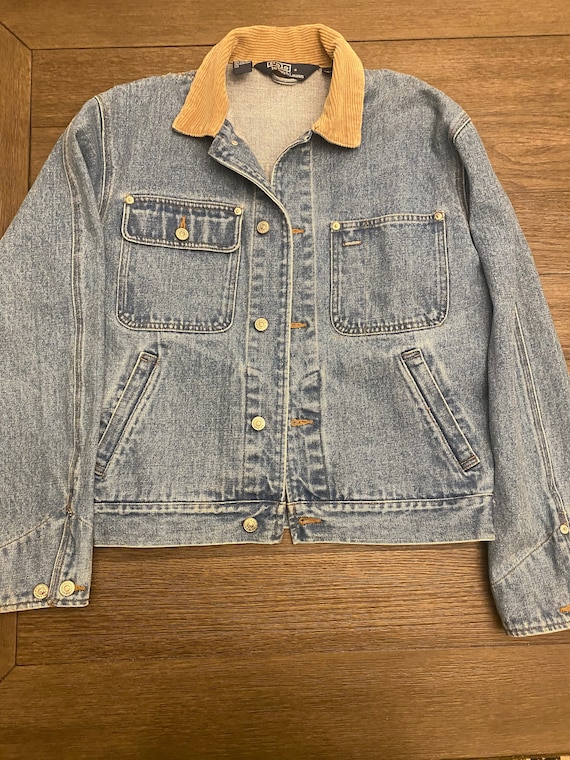 Vintage Ralph Lauren Polo Denim Jacket/western Jean - Etsy