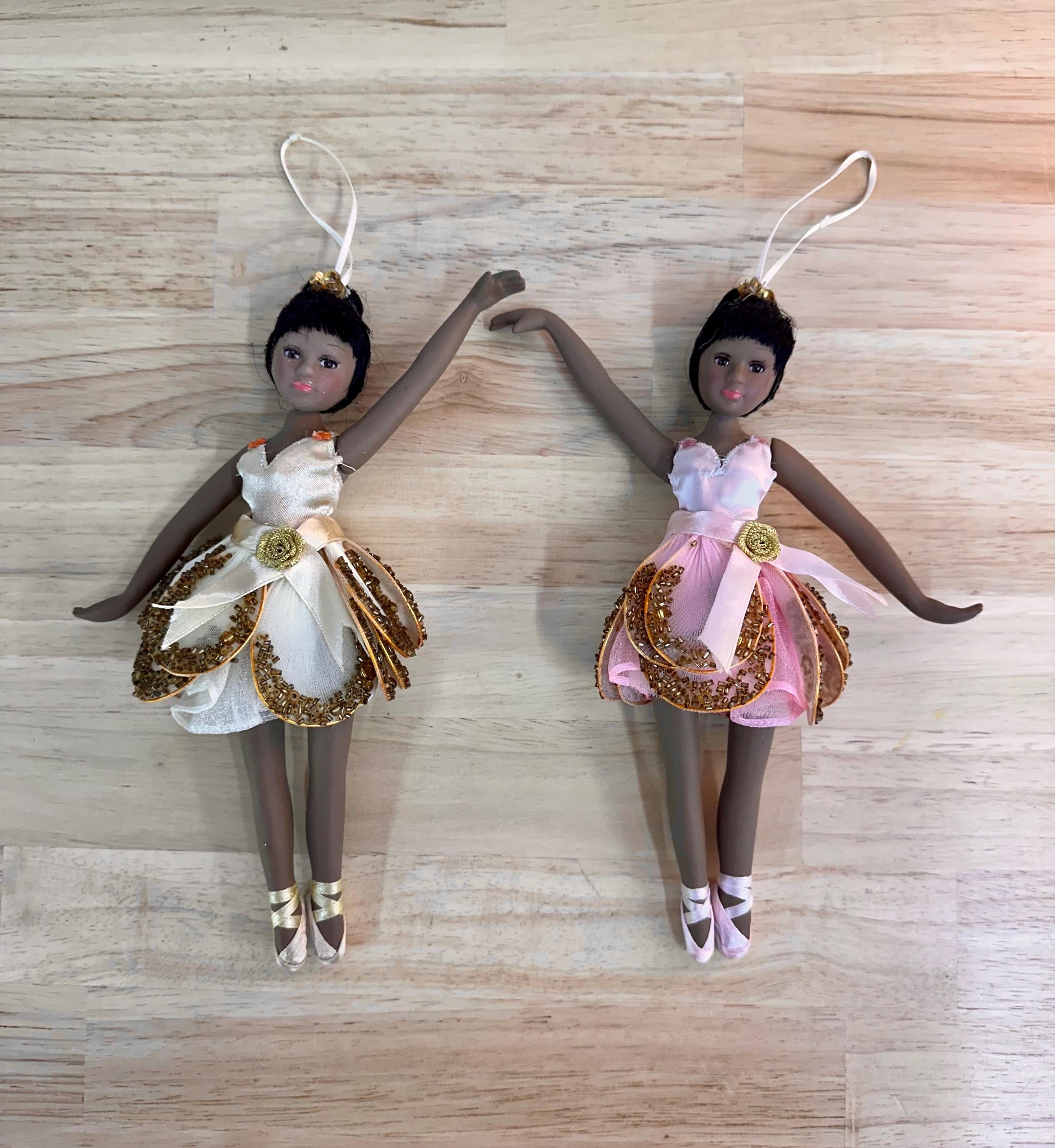 Vintage Porcelain Ballerina Ornament - Etsy