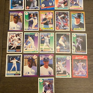Vintage New York Yankees Baseball Trading Cards, New York Yankees, Vintage Baseball Cards, Topps Trading Cards, T2