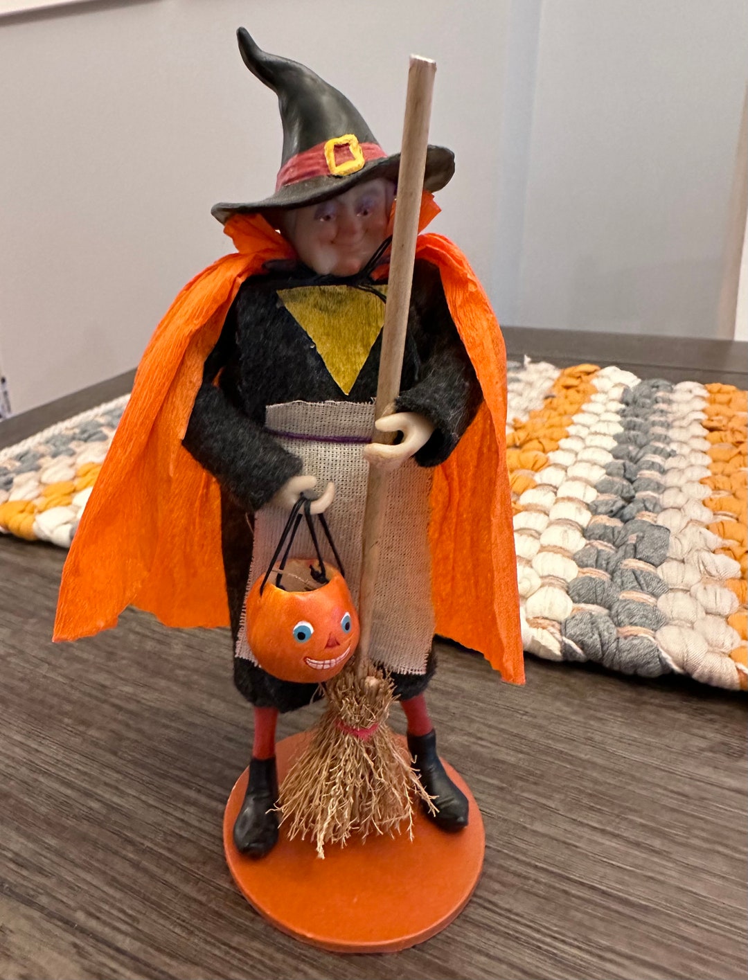 Halloween Witch Doll, Witch Figurine, Halloween Decor, Spooky Witch, Standing Halloween Witch ...