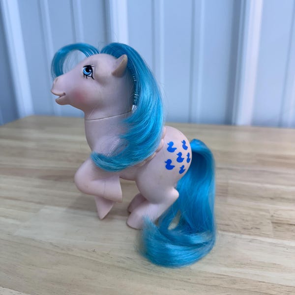 Set de juego vintage G1 My Little Pony Cascada, My Little Pony Sprinkles Pegaso