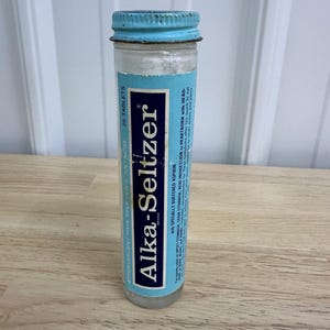Vintage Alka Seltzer Bottle: 1960s Medical Display With Tablets - Etsy