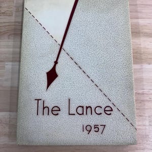 Vintage 1957 &quot;The Lance&quot; Yearbook: Sacred Heart High School, Yonkers NY