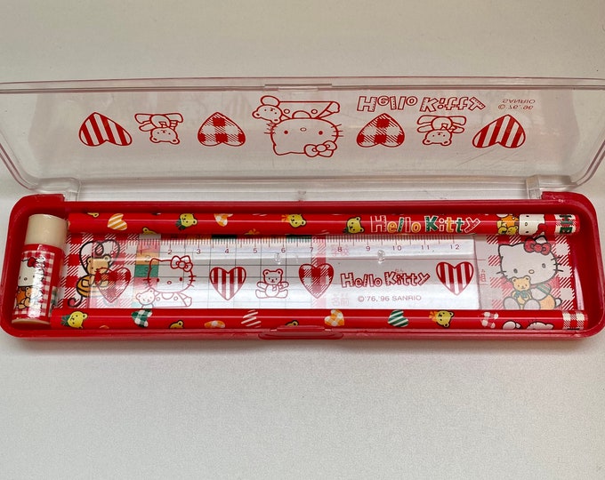 Rare Hello Kitty Pencil Case Vintage Hello Kitty Hello Kitty Etsy