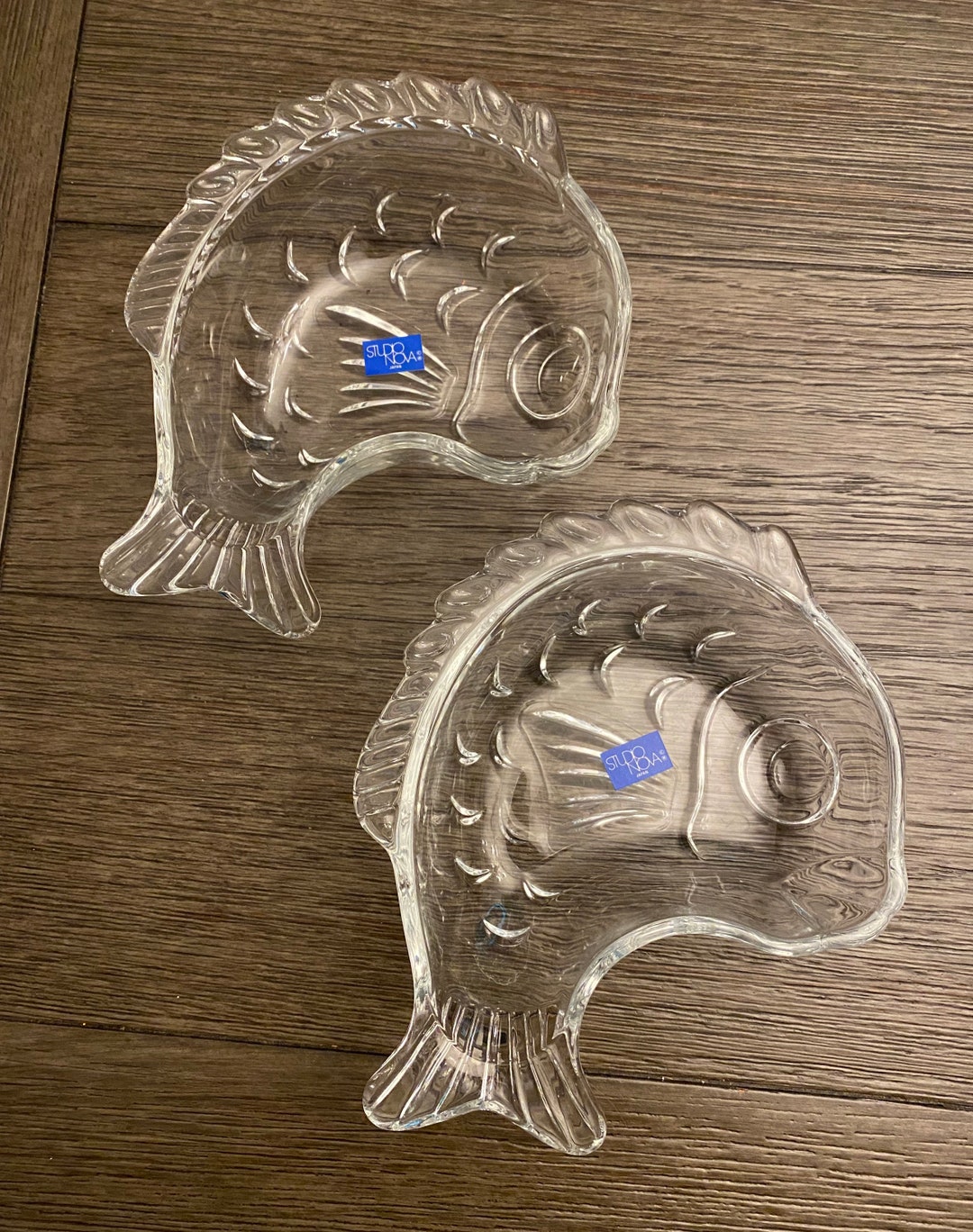 Studio Nova Glass Fish Bowls Glass Fish Candy Dish Oceans Etsy