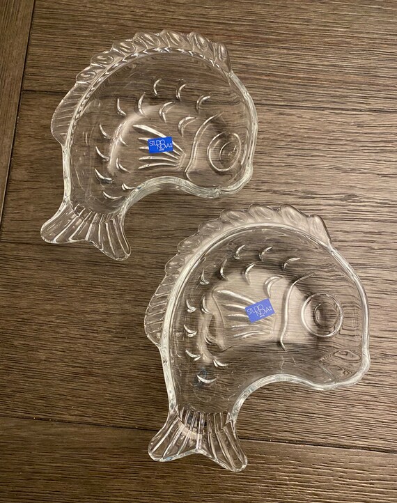Studio Nova Glass Fish Bowls Glass Fish Candy Dish Oceans Etsy
