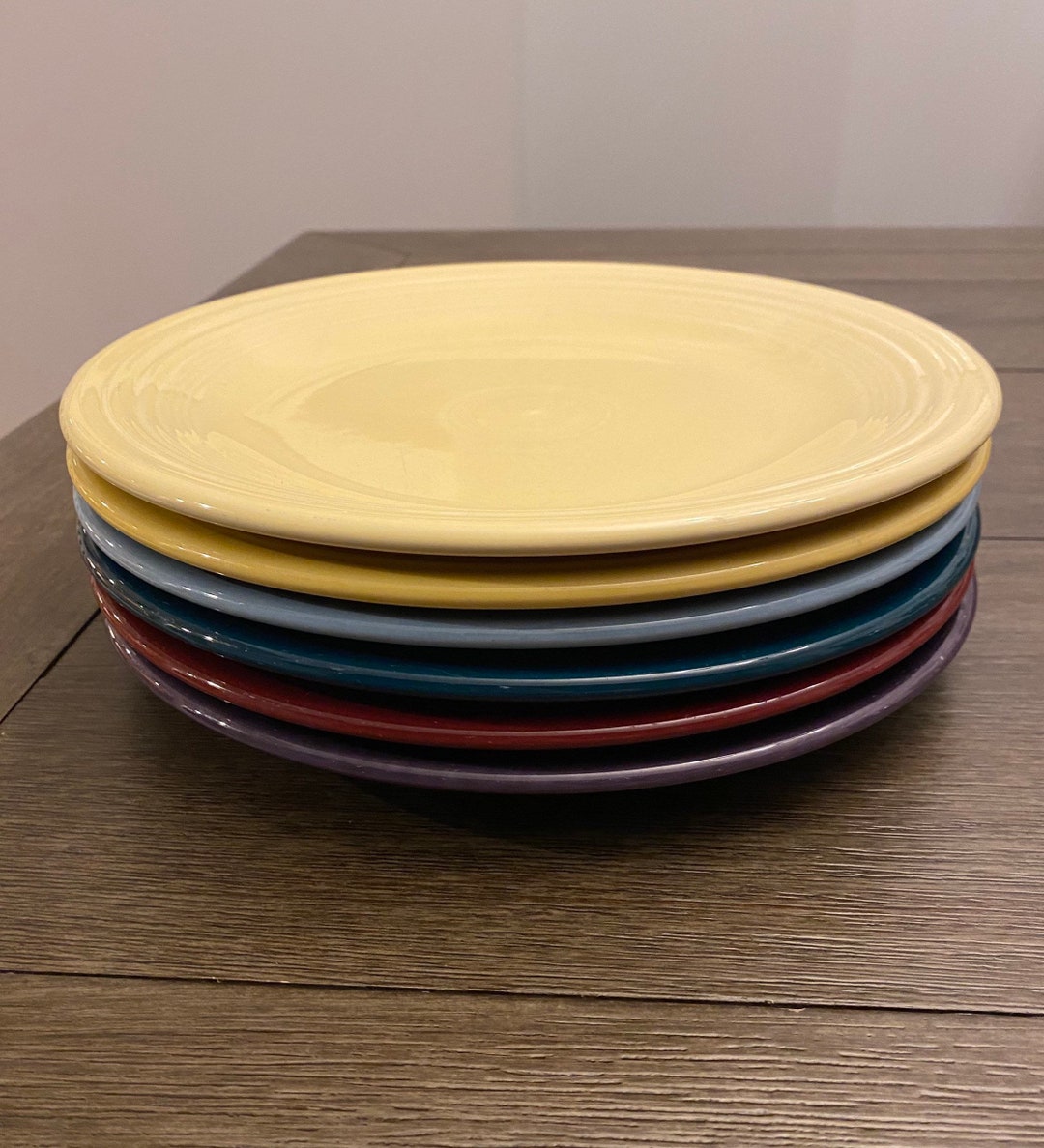 Fiesta Dinner Plates, Fiestaware Plates, Dinnerware, Multi Colored