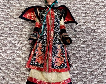 Mattel The Great Eras Collection Chinese Empress Barbie, 1996 Great Eras Barbie, Mattel Chinese Empress Barbie Doll