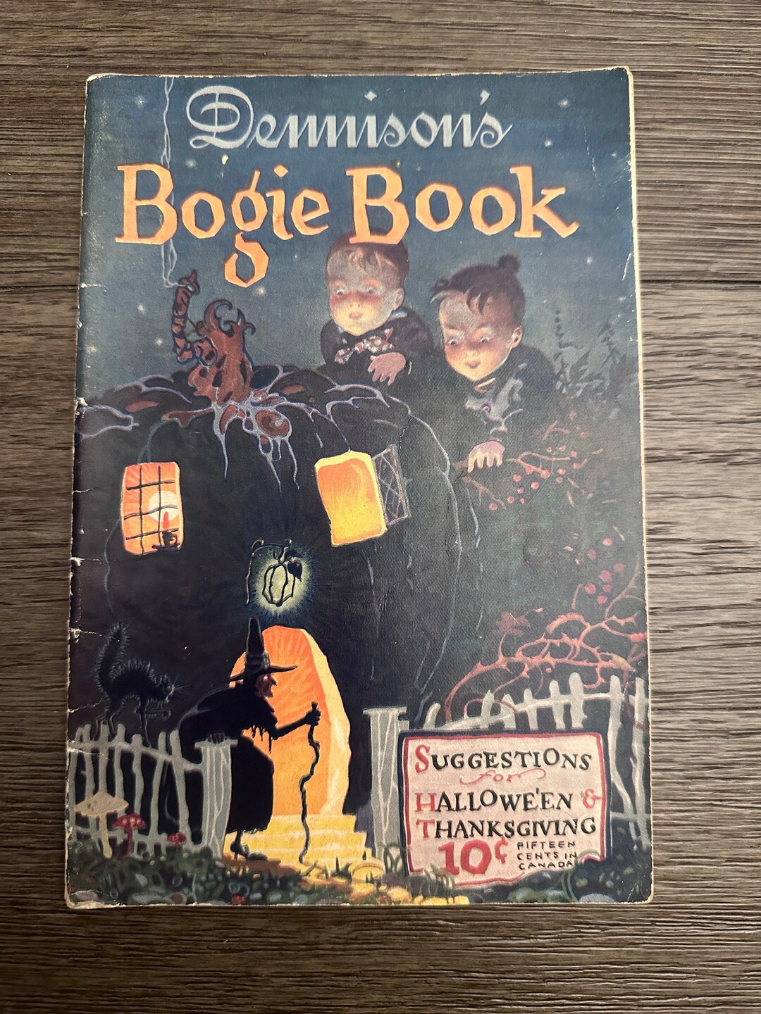 Dennisons Bogie Book, Vintage Halloween Book, Antique Halloween