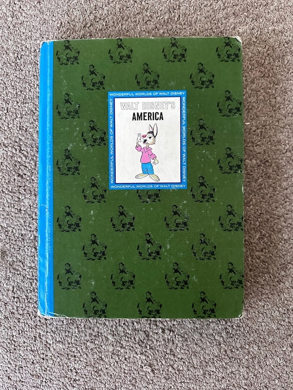 Vintage Walt Disney's America Book, 1965 Golden Press - Etsy