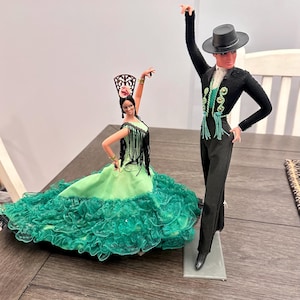 Vintage Marin Chiclana Doll, Flamenco Dancer, Marin Chiclana Spanish Doll, Male Spanish Flamenco Dancer, Vintage Pair of Chiclana Dancers,BS