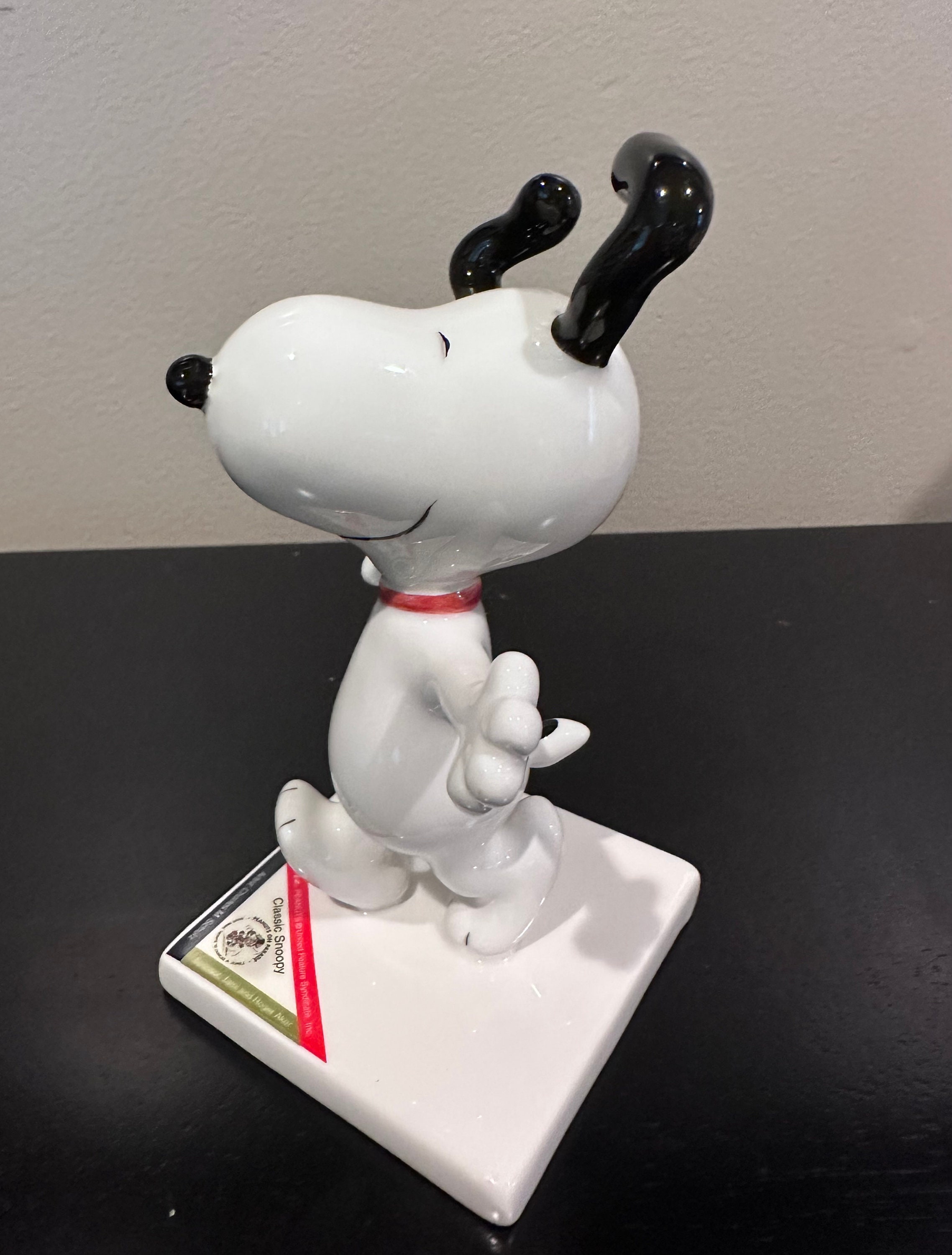 Westland Gifeware Peanuts Snoopy Hockey - # 8238 - in box. 50th Anni –  Iapello Arts & Antiques