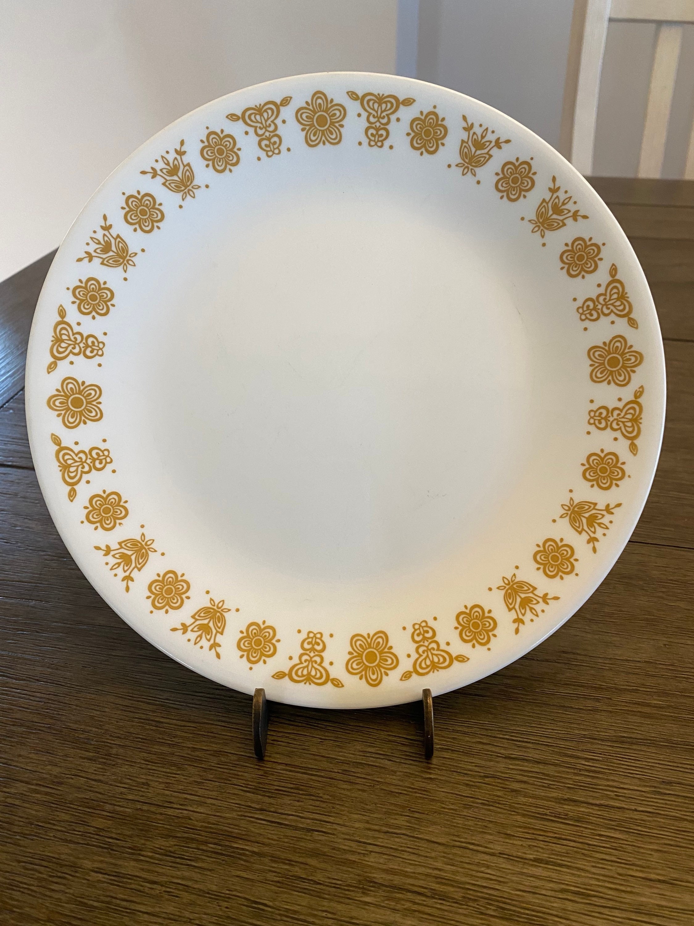 Vintage Corelle Butterfly Gold Luncheon Plates - Set of 4 - Etsy