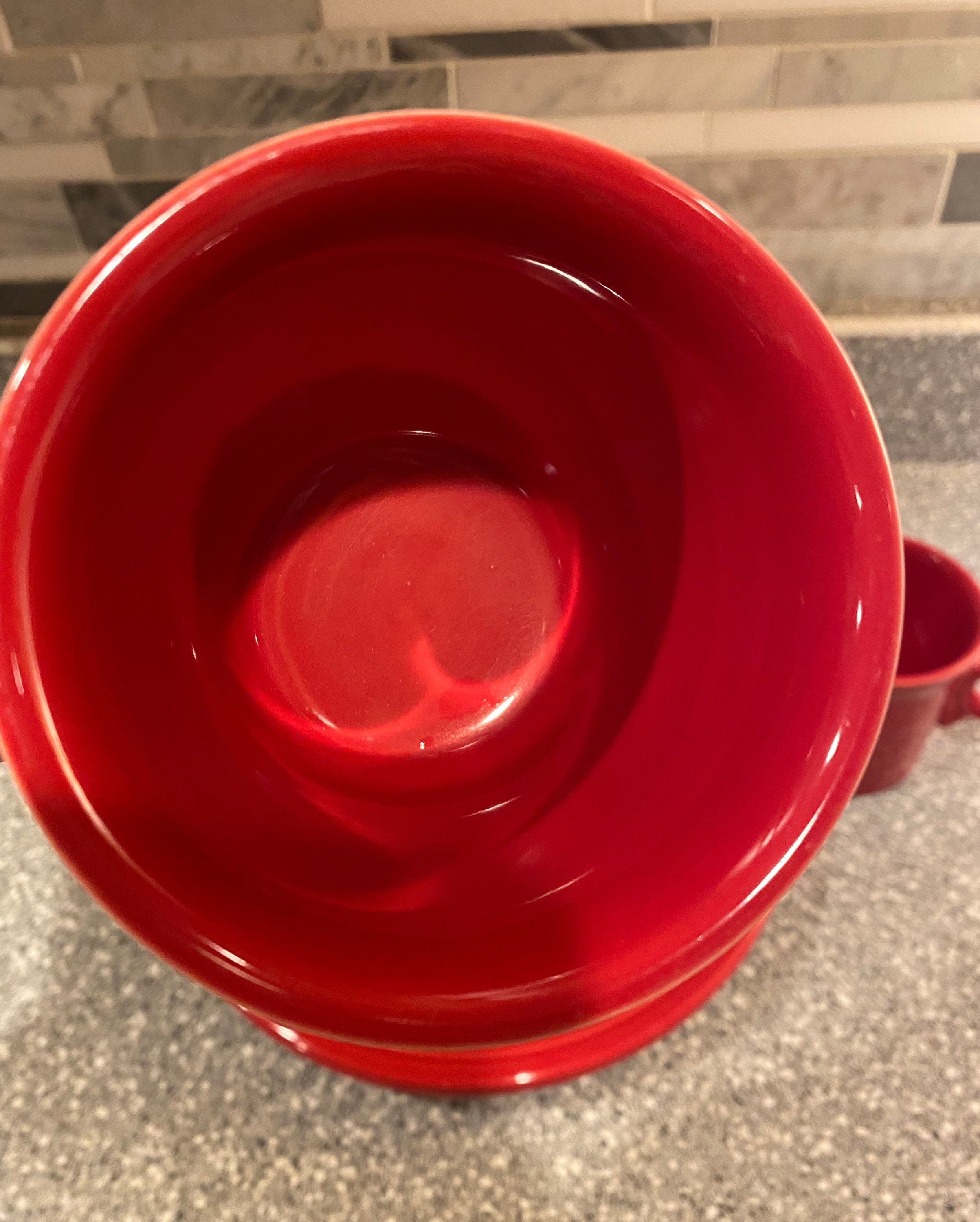 Fiesta Scarlet Dinnerware Scarlet Fiesta Fiestaware Place Etsy