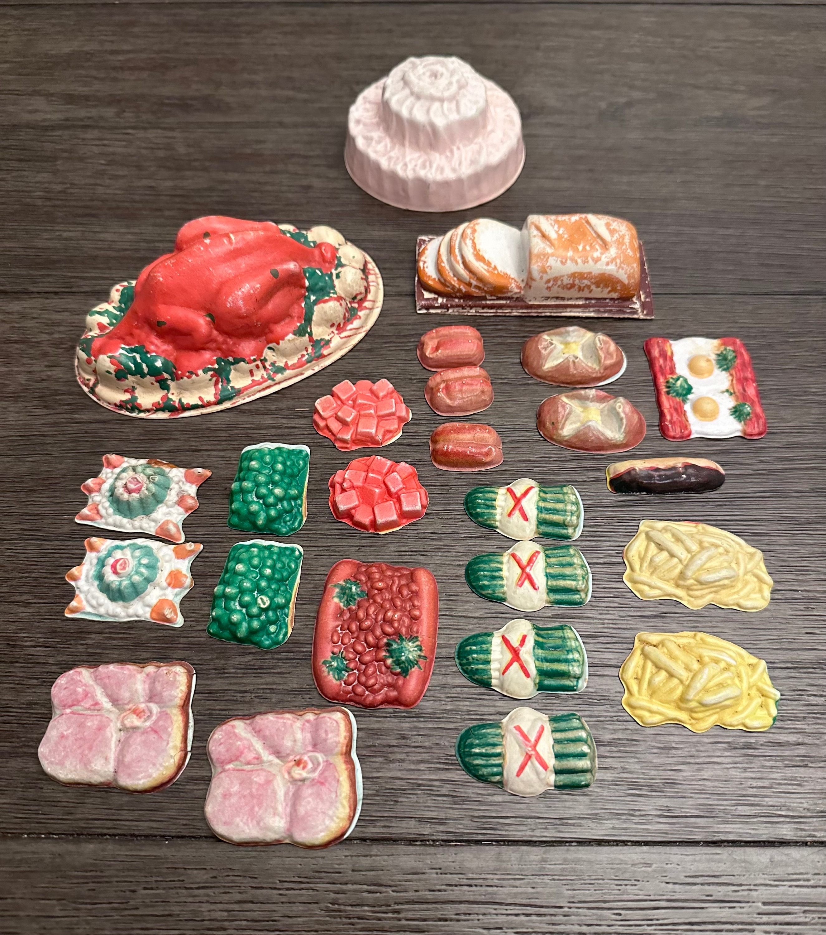 vintage plastic toy dishes