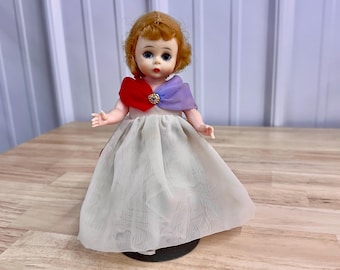 Vintage Madame Alexander-kins Jo Doll – Little Women Series – Red