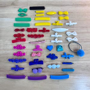 Plastic 70s Barrette - Etsy display picture 2
