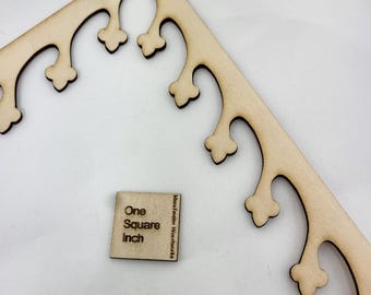 Victorian Painted Lady Gingerbread Gable Trim #3  miniature  1/12 scale 2pcs