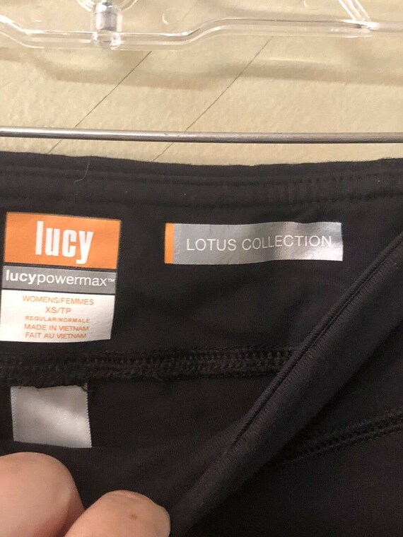 Lucy Powermax Lotus Collection Black Yoga Pants Size Xs