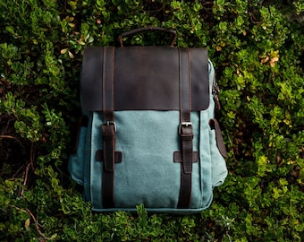 Small Canvas Backpack | MANITOBA