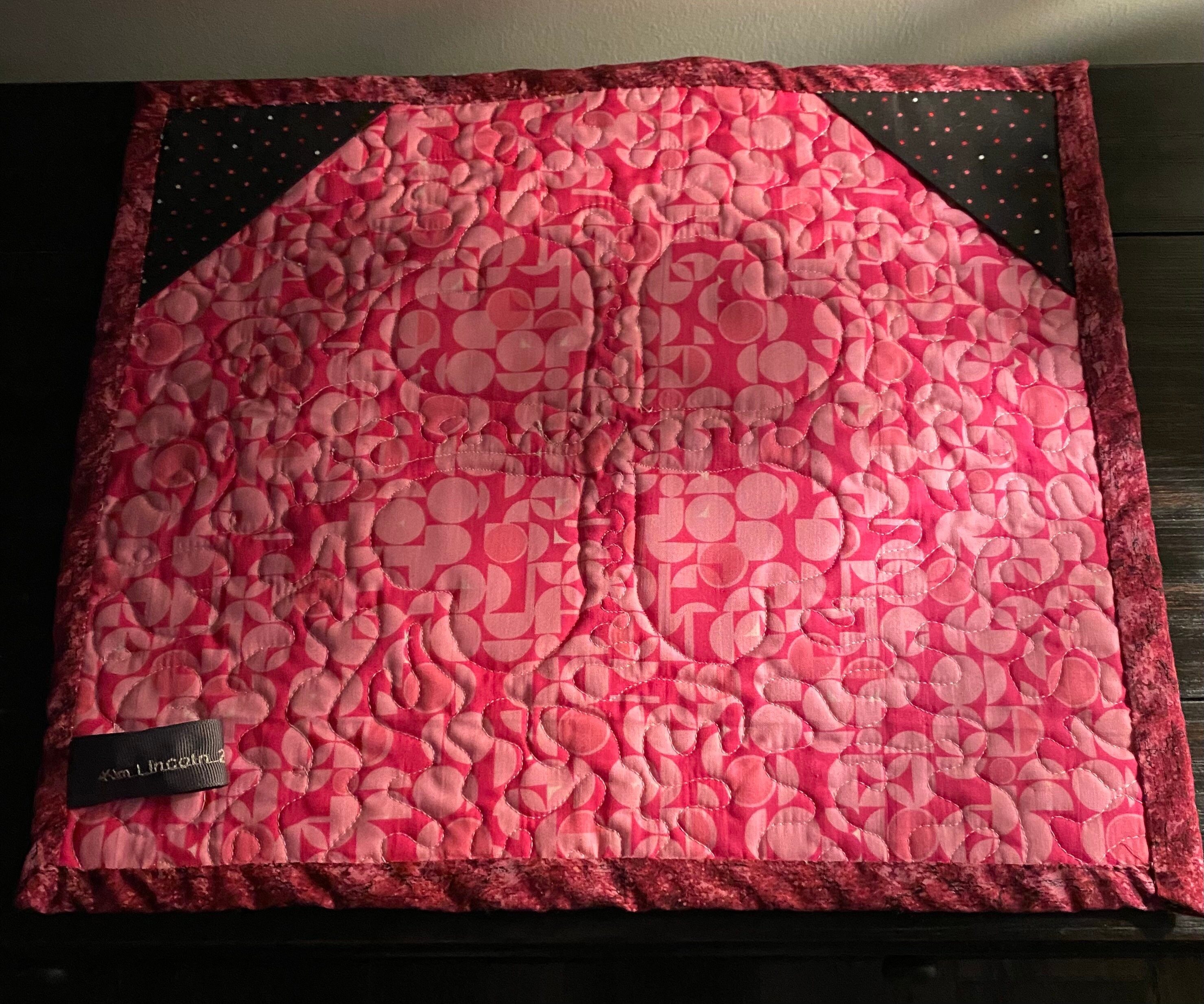 Heart, Valentines Quilted Wall Hanging- Handmade - Etsy