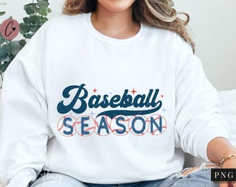 Temporada de béisbol retro PNG, Béisbol PNG, Deporte retro PNG, Diseño de sublimación de mamá de béisbol retro, Sublimación de béisbol, Descarga digital