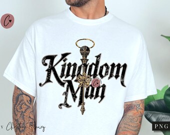 Kingdom Man Christian PNG, Christian Shirt PNG, Bible Verse PNG, Youth Christian Sublimation Design, Digital Download
