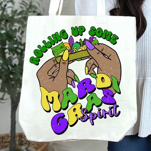 Retro Rolling Up Some Mardi Gras Spirit PNG, Mardi Gras PNG, Engraçado Nova Orleans Camisa Sublimação, Retro Mardi Gras PNG Download Digital