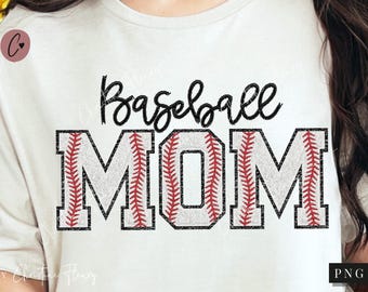 Embroidered Baseball Mom Chenille Patch PNG, Baseball PNG, Chenille Mom Png, Mama Sublimation Design, Baseball Sublimation, Digital Download