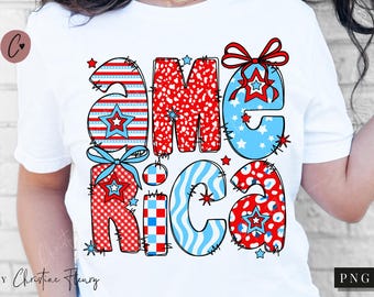 Cute America Preppy PNG, Coquette 4th Of July Png, American Girly Png, Sublimation Design, July 4th Sublimation, Independence Day