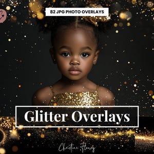 82 Gold Glitter Overlays, Blowing Glitter Photoshop Overlays, Bokeh Effect, Glitter Bokeh Dust, Gold Bokeh, Glitter Photo Overlays JPG