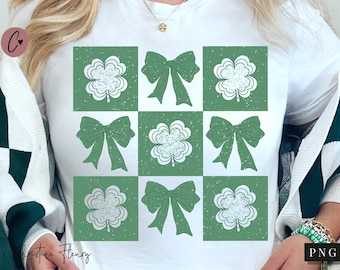 Retro Dzień Świętego Patryka PNG, Irlandzka Koniczyna PNG, Sublimacja na koszulce Świętego Patryka, Retro Koniczyna PNG Pobieranie Cyfrowe