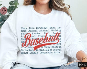 Temporada de béisbol retro PNG, Béisbol PNG, Deporte retro PNG, Diseño de sublimación de mamá de béisbol retro, Sublimación de béisbol, Descarga digital