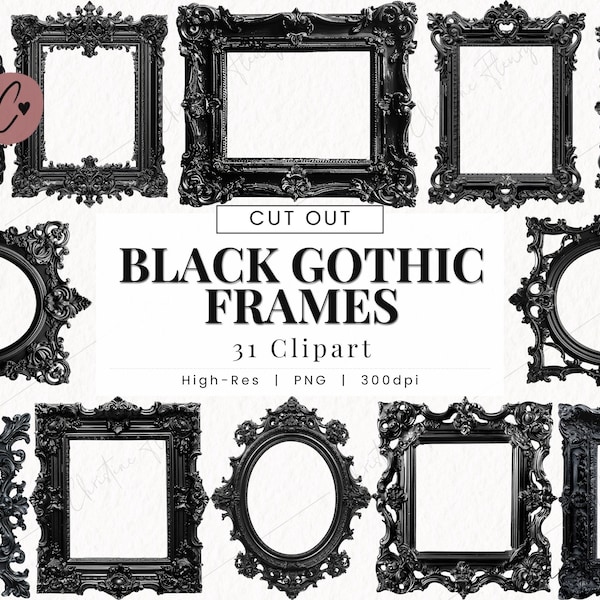 Gothic Picture Frame - Etsy