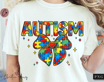 Coquette Autism Png, Autism Sublimation, Autism Coquette Png, Autism Awareness Png, Puzzle Autism Ribbon, Autism Mama Png, Autism shirt Png