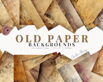 Vintage Parchment Paper Digital Background Instant Download