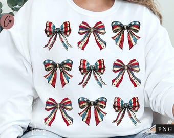 4th Of July Coquette Bow PNG, Patriotic PNG, 4th Of July Png, Coquette PNG Sublimation Design, Independence Sublimation, Digital Download
